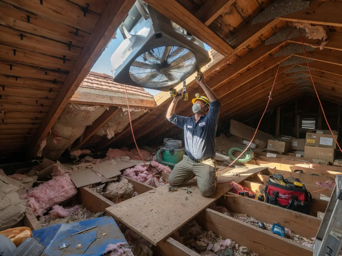 Attic Fan Installation in Oklahoma City