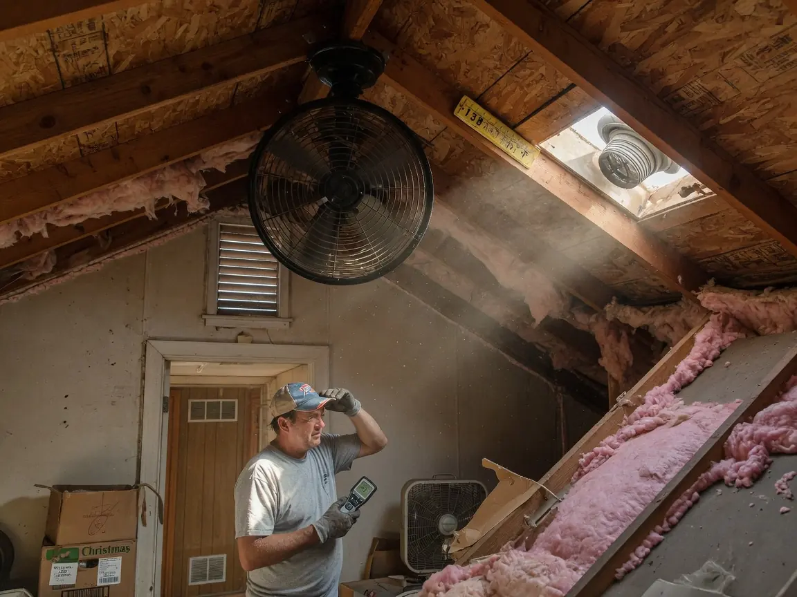 Attic insulation in Edmond, OK