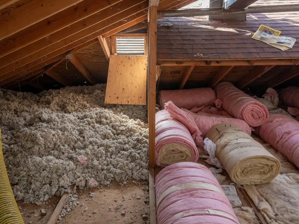 Attic insulation in Midwest City, OK